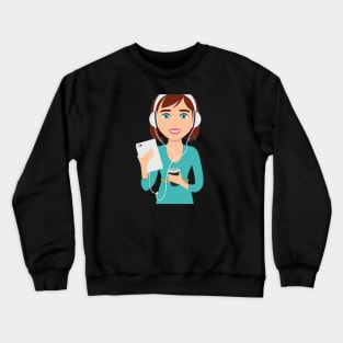 Contemporary Girl Crewneck Sweatshirt